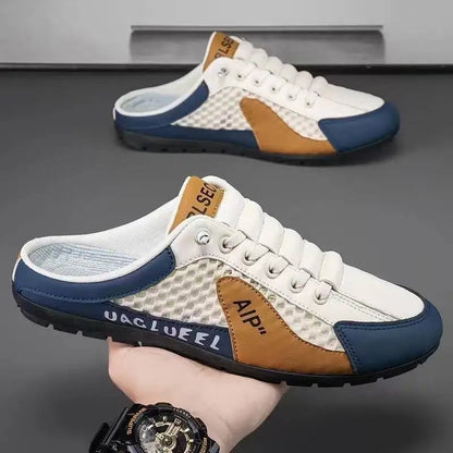 Half Slippers Trendy New Casual Shoe Light Walking Flats for Men Non Slip Sneaker Hot Sale Man Shoes Zapatos Hombre Summer Men's