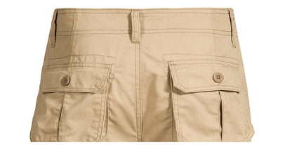 Men's Shorts – Loose Fit, Large Size, Multi-Pocket Overalls, Summer Cotton, Comfortable, Nickel Pants, Outdoor Casual Sports Beach Pants