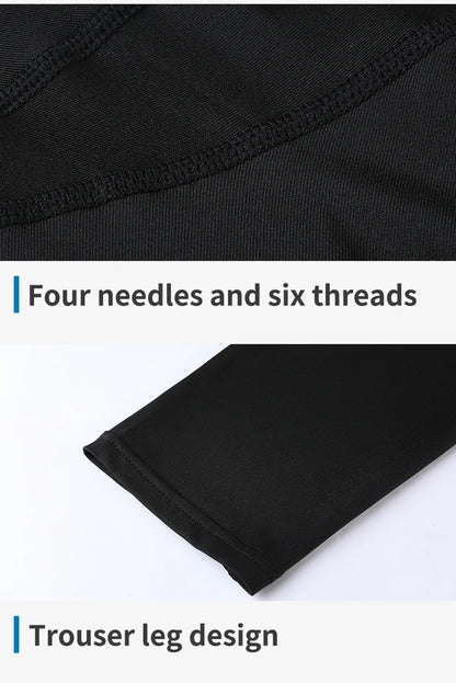 Warm Tight Leggings Men – Autumn and Winter Plush, High Stretch Compression, Fitness Training, Running Sports Suit, Autumn Trousers