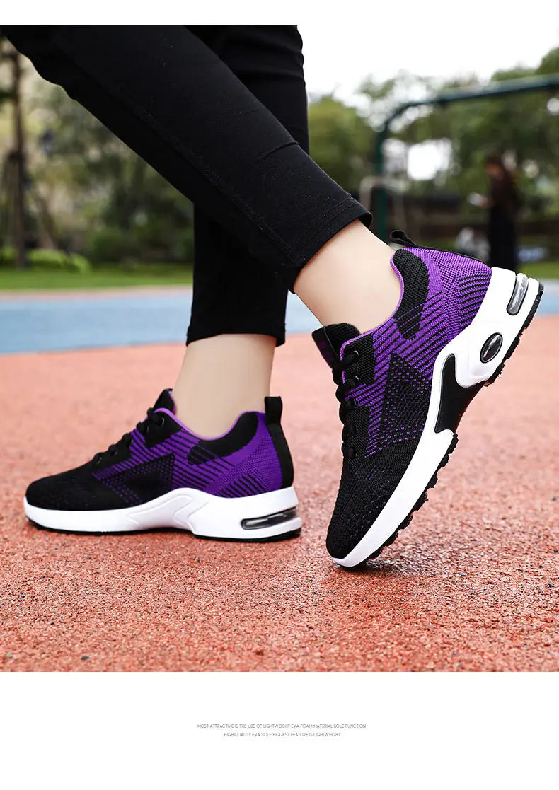 Dopamine Sneakers – Non-Slip, Soft-Soled Mesh Breathable Casual Running Shoes, Lightweight Travel & Dancing Shoes for Women, Summer Wear