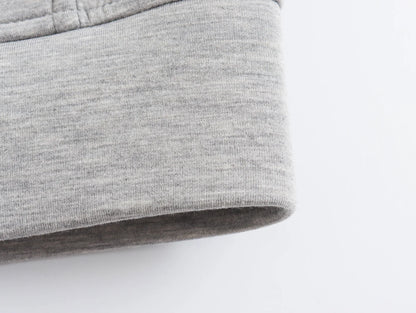 Oversized Hoodie – Casual Street Style, Loose Fit, Zipper, Space Cotton Jacket, Lazy Cardigan