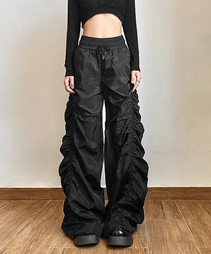 Fashion Trend Lantern Pants – Avant-Garde, Cool, All-Match, Casual, Loose Fit, High Waist, Wide Leg