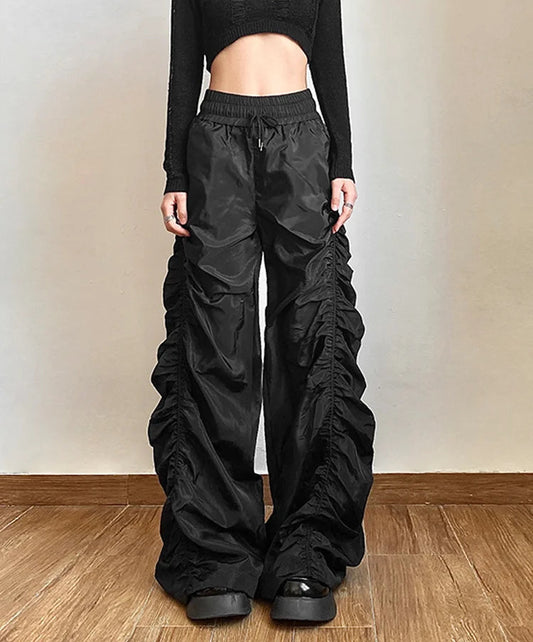 Fashion Trend Lantern Pants – Avant-Garde, Cool, All-Match, Casual, Loose Fit, High Waist, Wide Leg