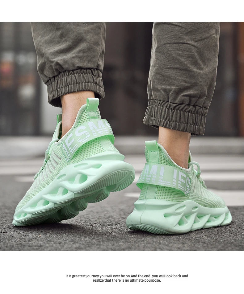 Comfortable Sneakers – Breathable Running Shoes for Women, Mesh Tennis Sports Shoes, Outdoor Air Walking, Casual Men’s Shoes