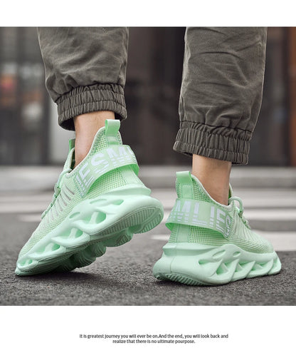 Comfortable Sneakers – Breathable Running Shoes for Women, Mesh Tennis Sports Shoes, Outdoor Air Walking, Casual Men’s Shoes