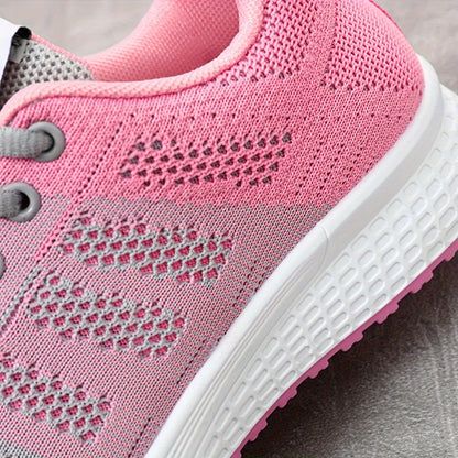 Dopamine Sneakers – Non-Slip, Soft-Soled Mesh Breathable Casual Running Shoes, Lightweight Travel & Dancing Shoes for Women, Summer Wear