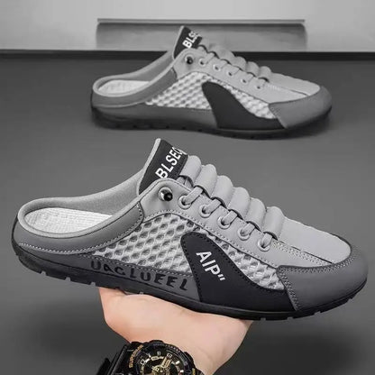 Half Slippers Trendy New Casual Shoe Light Walking Flats for Men Non Slip Sneaker Hot Sale Man Shoes Zapatos Hombre Summer Men's