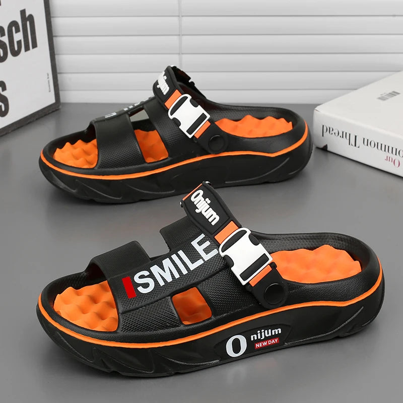 Massage Slippers – Indoor Outdoor Sandals, Beach Comfortable Soft Slides Clogs, Casual Shoes Men Women, Home Slippers