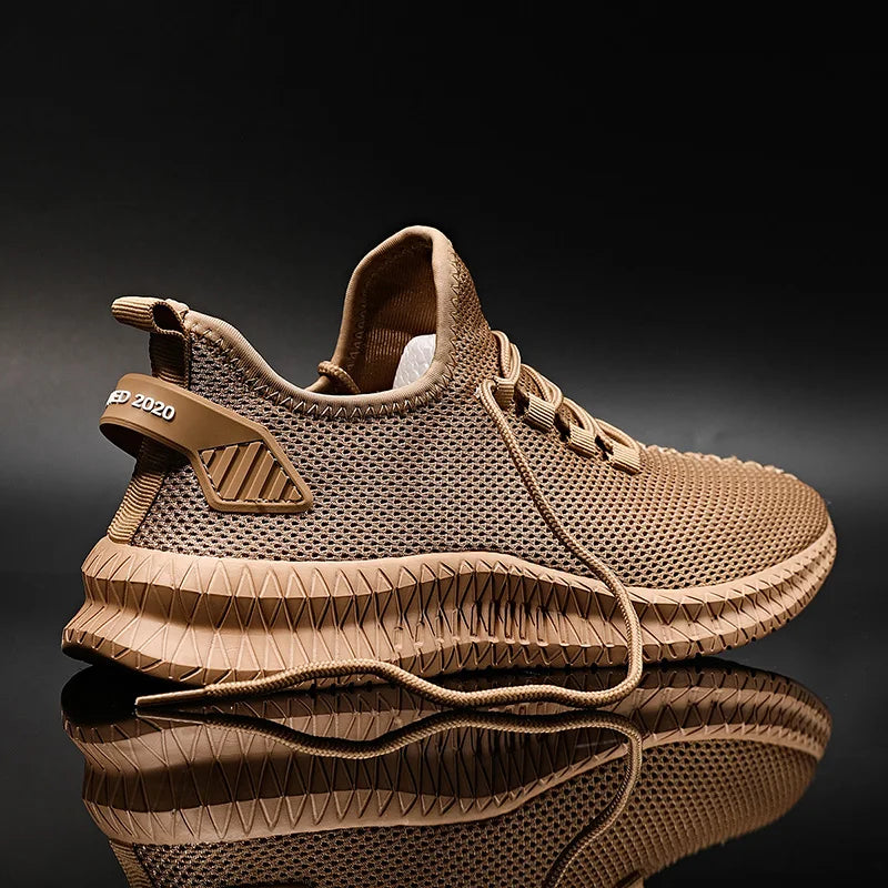 Non-Slip Casual Sneakers – Breathable Outdoor Jogging, Training, Hiking, Sports Running Shoes, Weave Knit, Lace-Up, for Women & Men