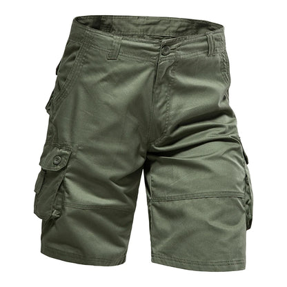 Men's Shorts – Loose Fit, Large Size, Multi-Pocket Overalls, Summer Cotton, Comfortable, Nickel Pants, Outdoor Casual Sports Beach Pants