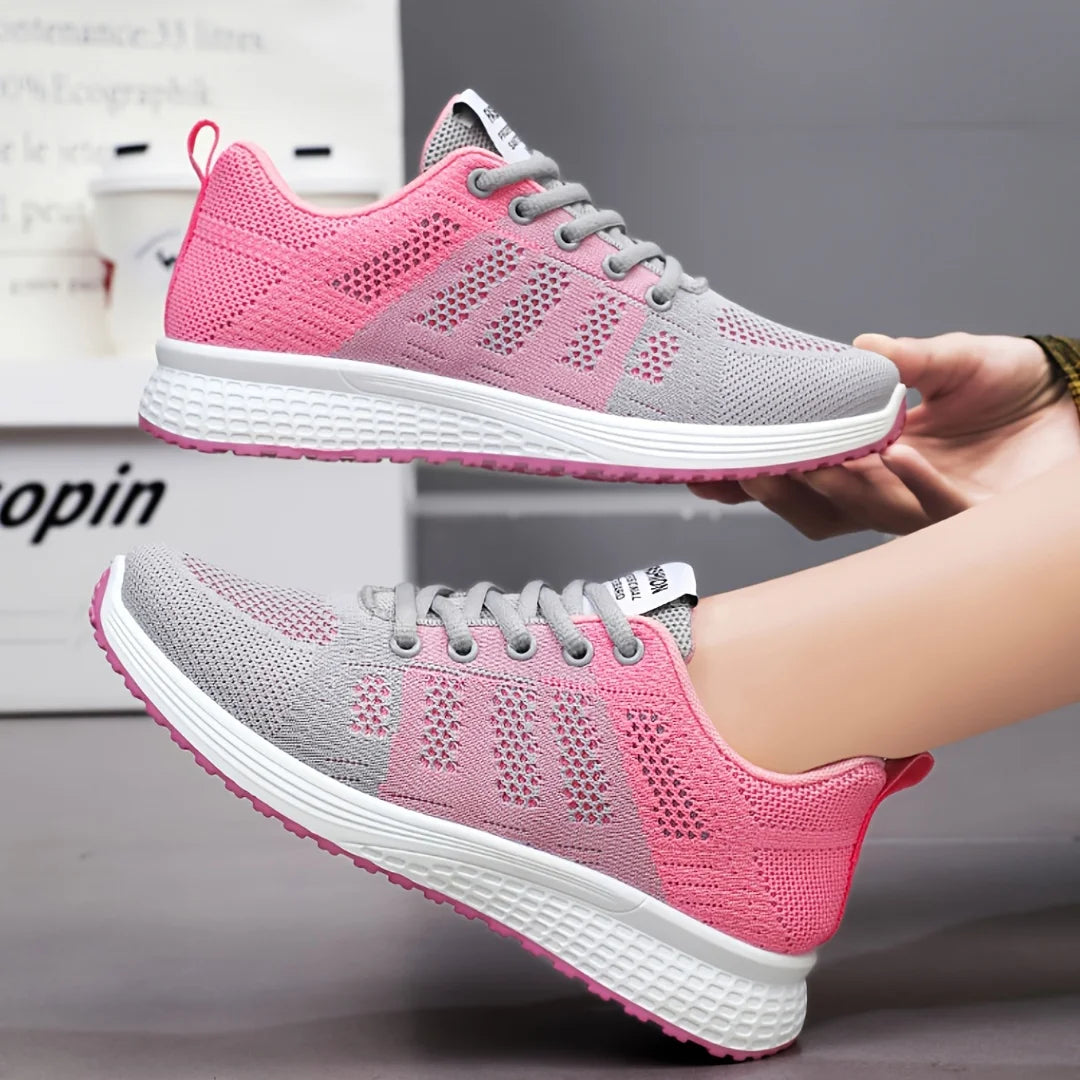 Dopamine Sneakers – Non-Slip, Soft-Soled Mesh Breathable Casual Running Shoes, Lightweight Travel & Dancing Shoes for Women, Summer Wear