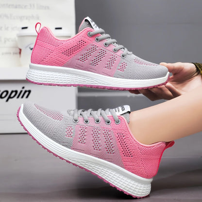 Dopamine Sneakers – Non-Slip, Soft-Soled Mesh Breathable Casual Running Shoes, Lightweight Travel & Dancing Shoes for Women, Summer Wear