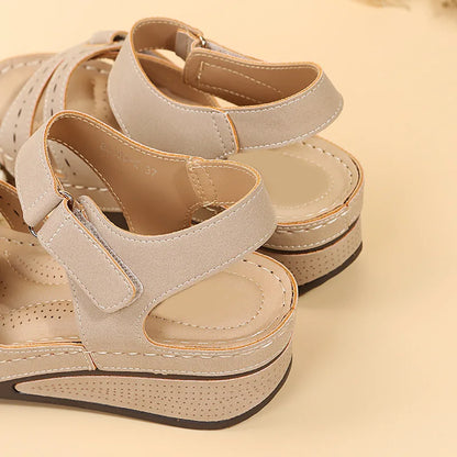 Soft Stitching Sandals - Comfortable Flat Open Toe Beach Shoes for Women, Sandals Treking Footwear