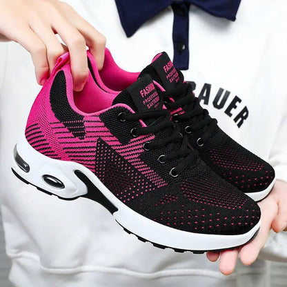 Dopamine Sneakers – Non-Slip, Soft-Soled Mesh Breathable Casual Running Shoes, Lightweight Travel & Dancing Shoes for Women, Summer Wear