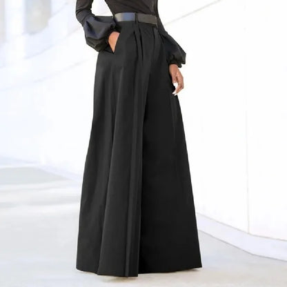 Wide-Leg Palazzo Pants for Women – Summer, Printed, Cropped, Linen, Comfy, Baggy Trousers, Vêtements Femme