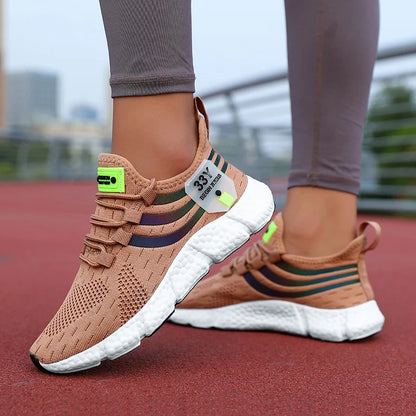 Casual Sports Shoes – Breathable Lightweight Sneakers, Anti-Slip Flats, Outdoor Running & Walking Shoes, Female Vulcanized Shoes for Women