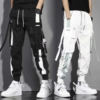 Oversized Sport Cargo Pants – Unisex Sweatpants, Korean Style, Y2K Vintage Workwear, Extra Large Size, Popular With Many Reviews