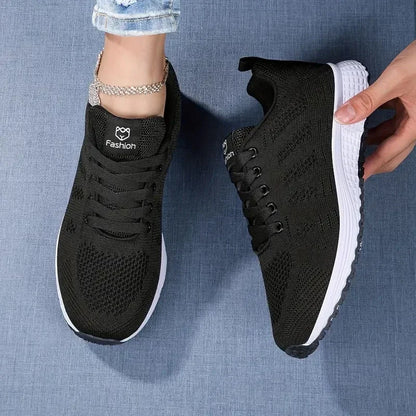 Breathable Casual Sneakers – Luxury Brand Sport Shoes for Women, Summer Fashion Lightweight Basketball Tennis Walking Running Shoes