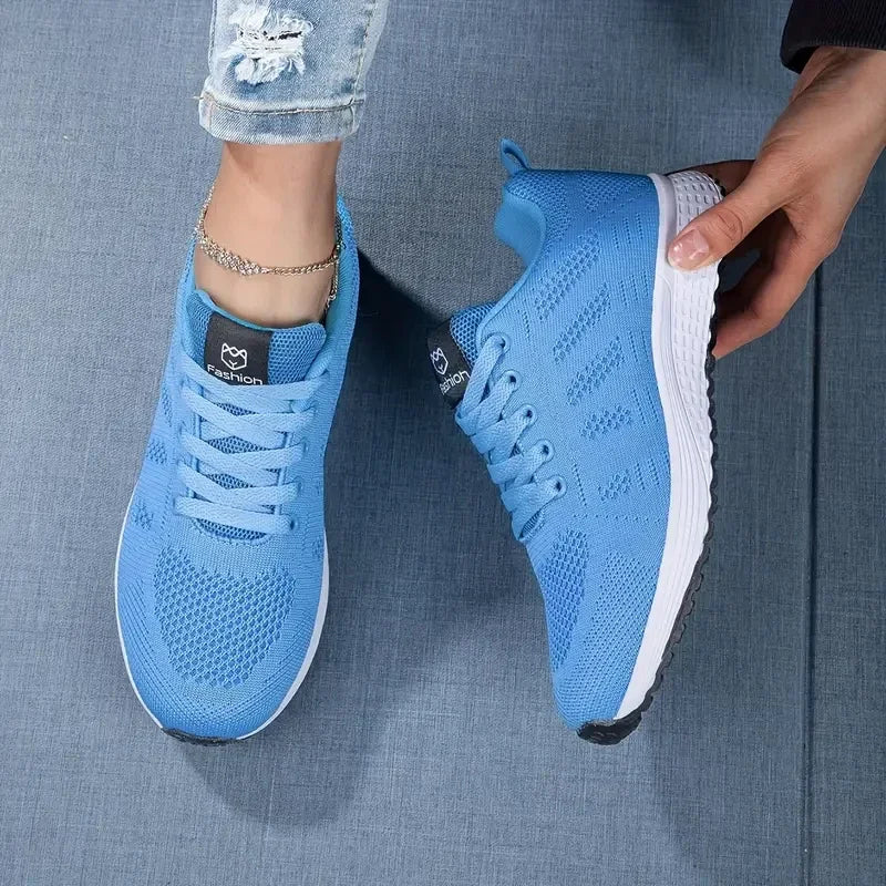 Breathable Casual Sneakers – Luxury Brand Sport Shoes for Women, Summer Fashion Lightweight Basketball Tennis Walking Running Shoes