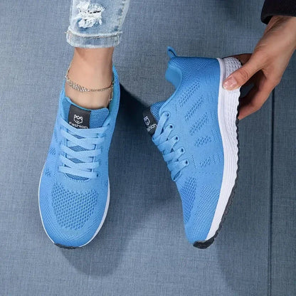 Breathable Casual Sneakers – Luxury Brand Sport Shoes for Women, Summer Fashion Lightweight Basketball Tennis Walking Running Shoes