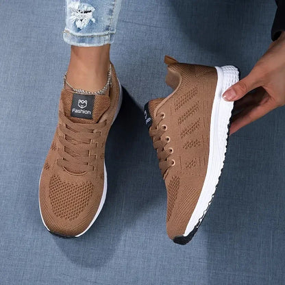 Breathable Casual Sneakers – Luxury Brand Sport Shoes for Women, Summer Fashion Lightweight Basketball Tennis Walking Running Shoes