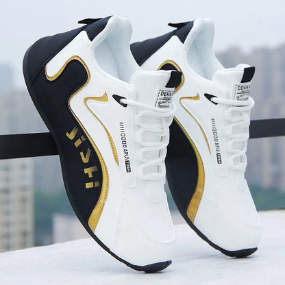 Men's Waterproof and Anti-Slip Leather Shoes – High-End Travel, Trendy, Versatile, Autumn Sports Shoes