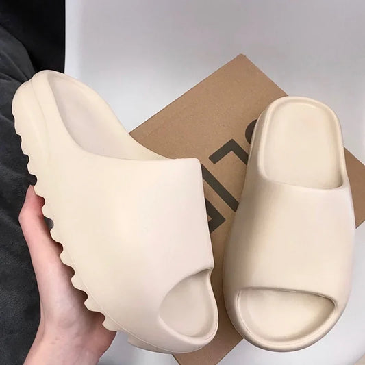 Soft Thick Soled Slippers - Women's Fashion Slippers, Home Sandals, Women's Beach Shoes