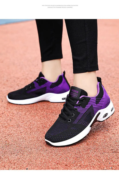 Dopamine Sneakers – Non-Slip, Soft-Soled Mesh Breathable Casual Running Shoes, Lightweight Travel & Dancing Shoes for Women, Summer Wear