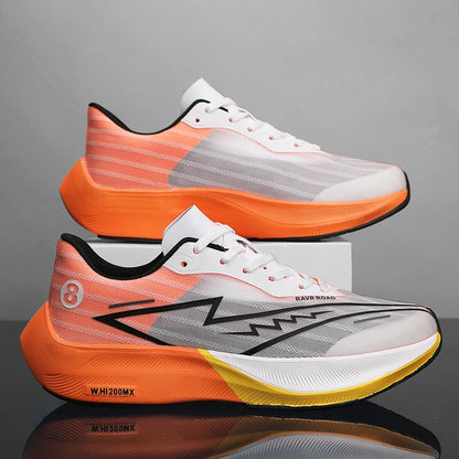 Sports Shoes Full Palm Carbon Plate – Running Shoes for Men and Women, Marathon Racing, Shock-Absorbing Athletic Training Sneakers