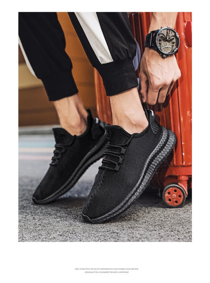 Non-Slip Casual Sneakers – Breathable Outdoor Jogging, Training, Hiking, Sports Running Shoes, Weave Knit, Lace-Up, for Women & Men