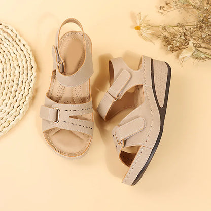 Soft Stitching Sandals - Comfortable Flat Open Toe Beach Shoes for Women, Sandals Treking Footwear