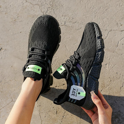 Casual Sports Shoes – Breathable Lightweight Sneakers, Anti-Slip Flats, Outdoor Running & Walking Shoes, Female Vulcanized Shoes for Women