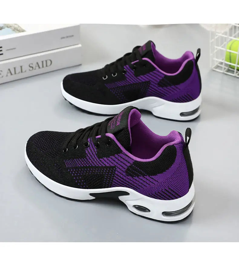 Dopamine Sneakers – Non-Slip, Soft-Soled Mesh Breathable Casual Running Shoes, Lightweight Travel & Dancing Shoes for Women, Summer Wear