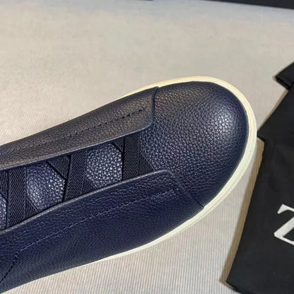 From The Factory Top Layer Cow Leather Breathable Summer Casual Shoes Luxury Deer Skin Board Versatile New Men's Shoes