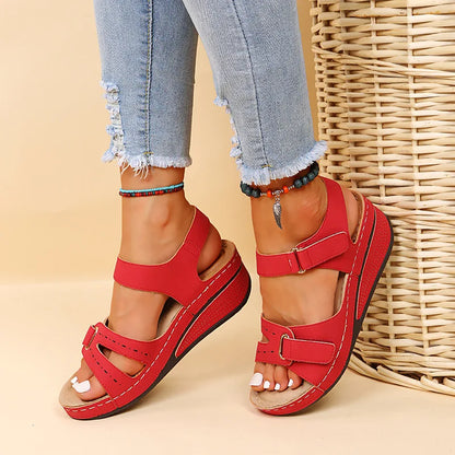Soft Stitching Sandals - Comfortable Flat Open Toe Beach Shoes for Women, Sandals Treking Footwear