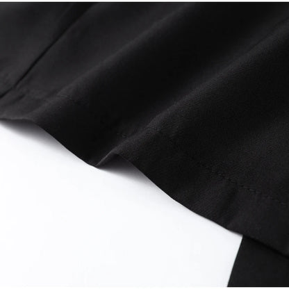 Urban Women Single-Breasted Dress – O-Neck, Sleeveless, Pocket Design, Mid-Length, Spring/Summer, Solid Color, Elegant Lady Robe