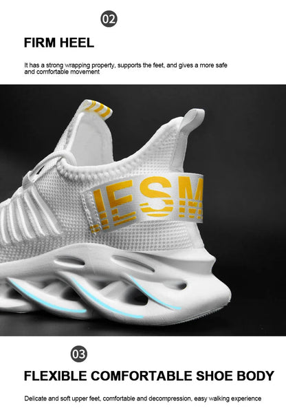 Comfortable Sneakers – Breathable Running Shoes for Women, Mesh Tennis Sports Shoes, Outdoor Air Walking, Casual Men’s Shoes