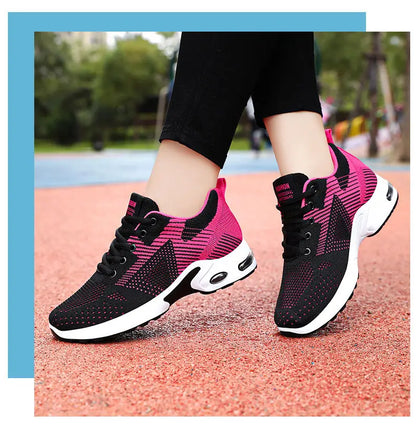 Dopamine Sneakers – Non-Slip, Soft-Soled Mesh Breathable Casual Running Shoes, Lightweight Travel & Dancing Shoes for Women, Summer Wear