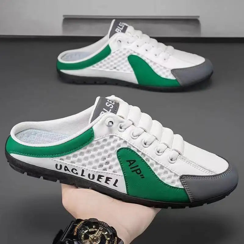 Half Slippers Trendy New Casual Shoe Light Walking Flats for Men Non Slip Sneaker Hot Sale Man Shoes Zapatos Hombre Summer Men's
