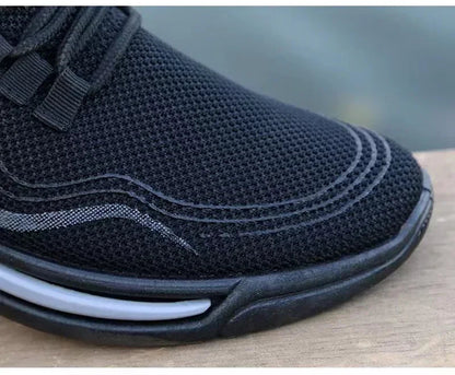 Men's Slip-On Fashion Sneakers – Sport Running, Breathable Gym Training, Walking Tennis Shoes, Non-Slip Workout Flats