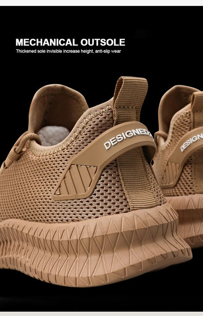 Non-Slip Casual Sneakers – Breathable Outdoor Jogging, Training, Hiking, Sports Running Shoes, Weave Knit, Lace-Up, for Women & Men