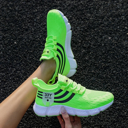 Casual Sports Shoes – Breathable Lightweight Sneakers, Anti-Slip Flats, Outdoor Running & Walking Shoes, Female Vulcanized Shoes for Women
