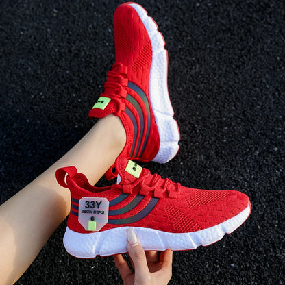 Casual Sports Shoes – Breathable Lightweight Sneakers, Anti-Slip Flats, Outdoor Running & Walking Shoes, Female Vulcanized Shoes for Women