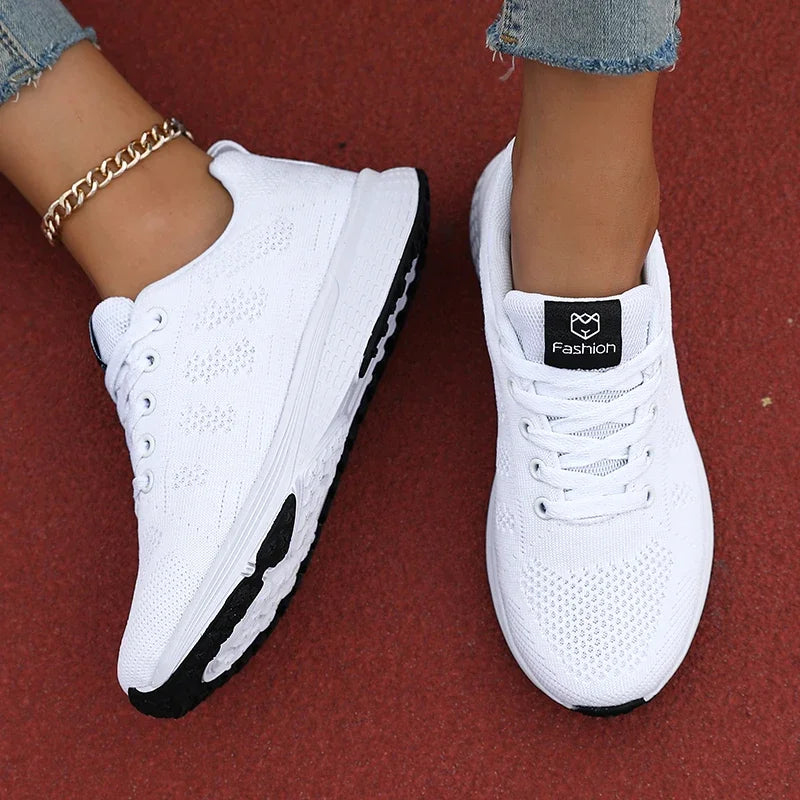 Breathable Casual Sneakers – Luxury Brand Sport Shoes for Women, Summer Fashion Lightweight Basketball Tennis Walking Running Shoes