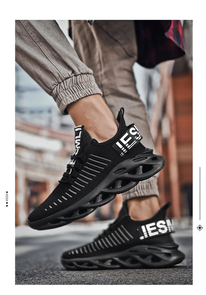 Comfortable Sneakers – Breathable Running Shoes for Women, Mesh Tennis Sports Shoes, Outdoor Air Walking, Casual Men’s Shoes