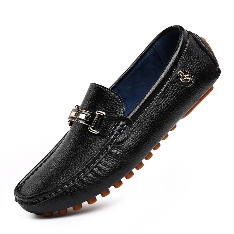 Loafers Handmade PU Leather – Casual Driving Flats, Slip-on Shoes, Luxury Comfy Moccasins, White Loafers for Men