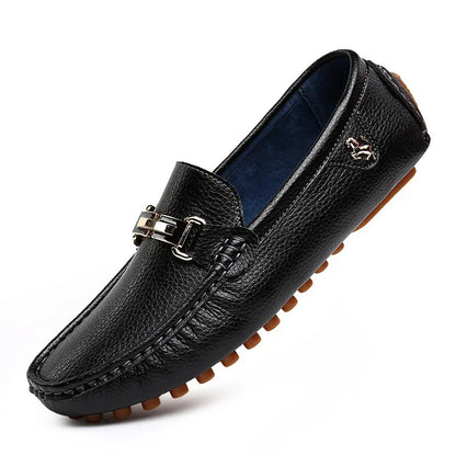 Loafers Handmade PU Leather – Casual Driving Flats, Slip-on Shoes, Luxury Comfy Moccasins, White Loafers for Men