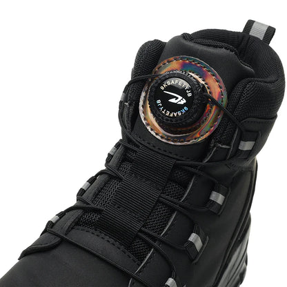 Waterproof Safety Boots Men - Indestructible Steel Toe Work Boots, Anti-smash, Stab-resistant Safety Shoes, Biker Botas Para Hombre