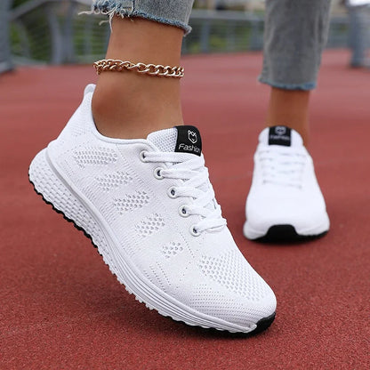 Breathable Casual Sneakers – Luxury Brand Sport Shoes for Women, Summer Fashion Lightweight Basketball Tennis Walking Running Shoes