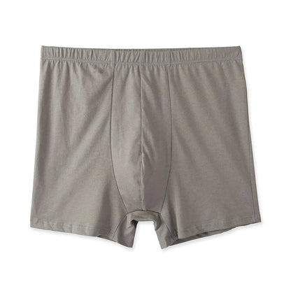 Men's Boxer Underwear – 4PCS, 100% Cotton, Loose Fit, Short Style, Plus Size Comfortable Boxers for Men